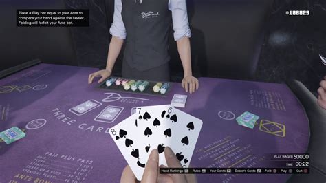 gta 5 3 card poker hands
